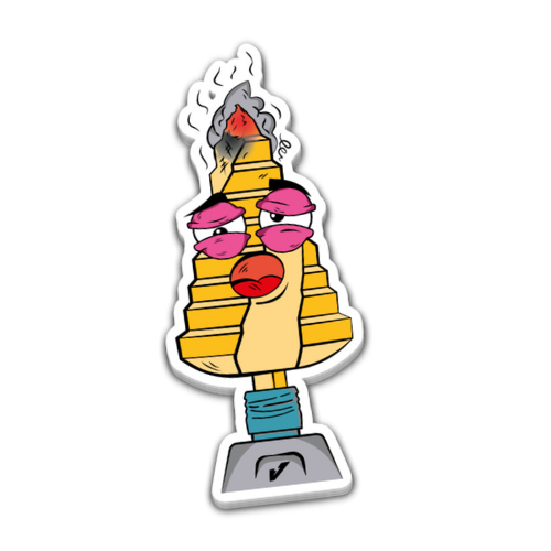 Burnt Step Drill Bit Sticker 5.5 Inch Decal