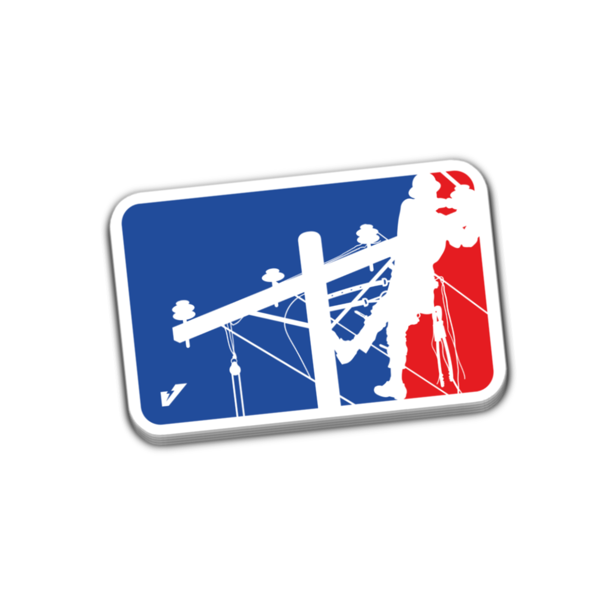 480V Major League Lineman Spanish Sticker 4 Inch Decal