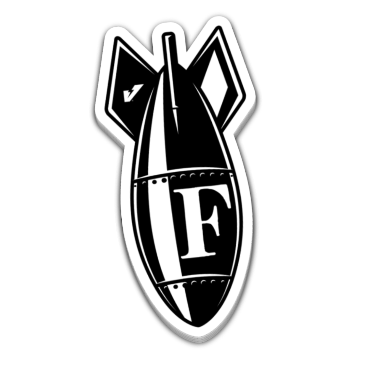 F-Bomb Zap Sticker 5.5 Inch Decal