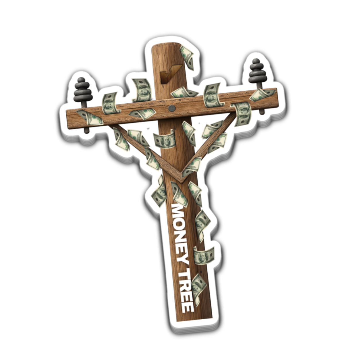 Money Tree Electric Pole Sticker Mix & Match