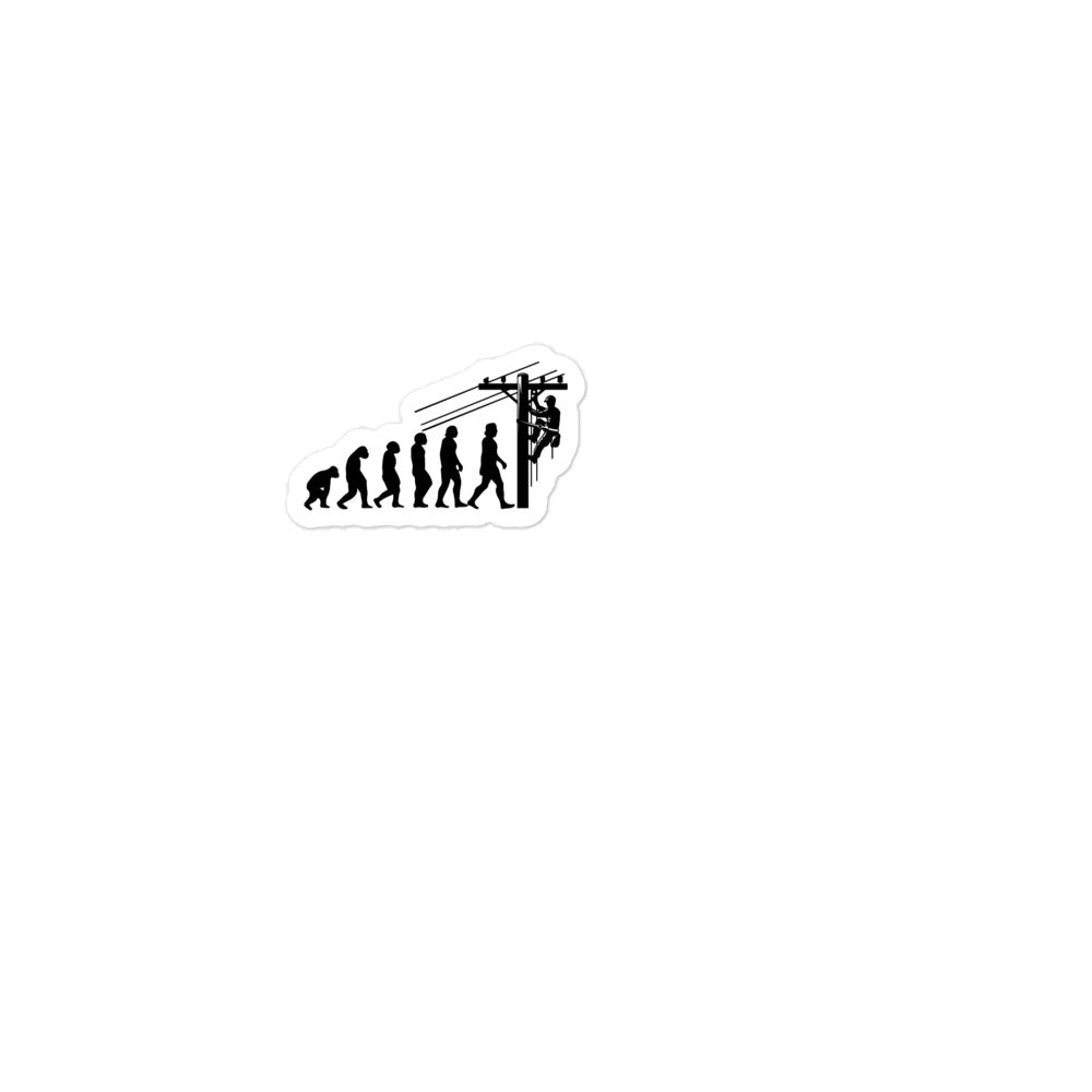 Lineman Evolution Sticker 3 Inch Decal