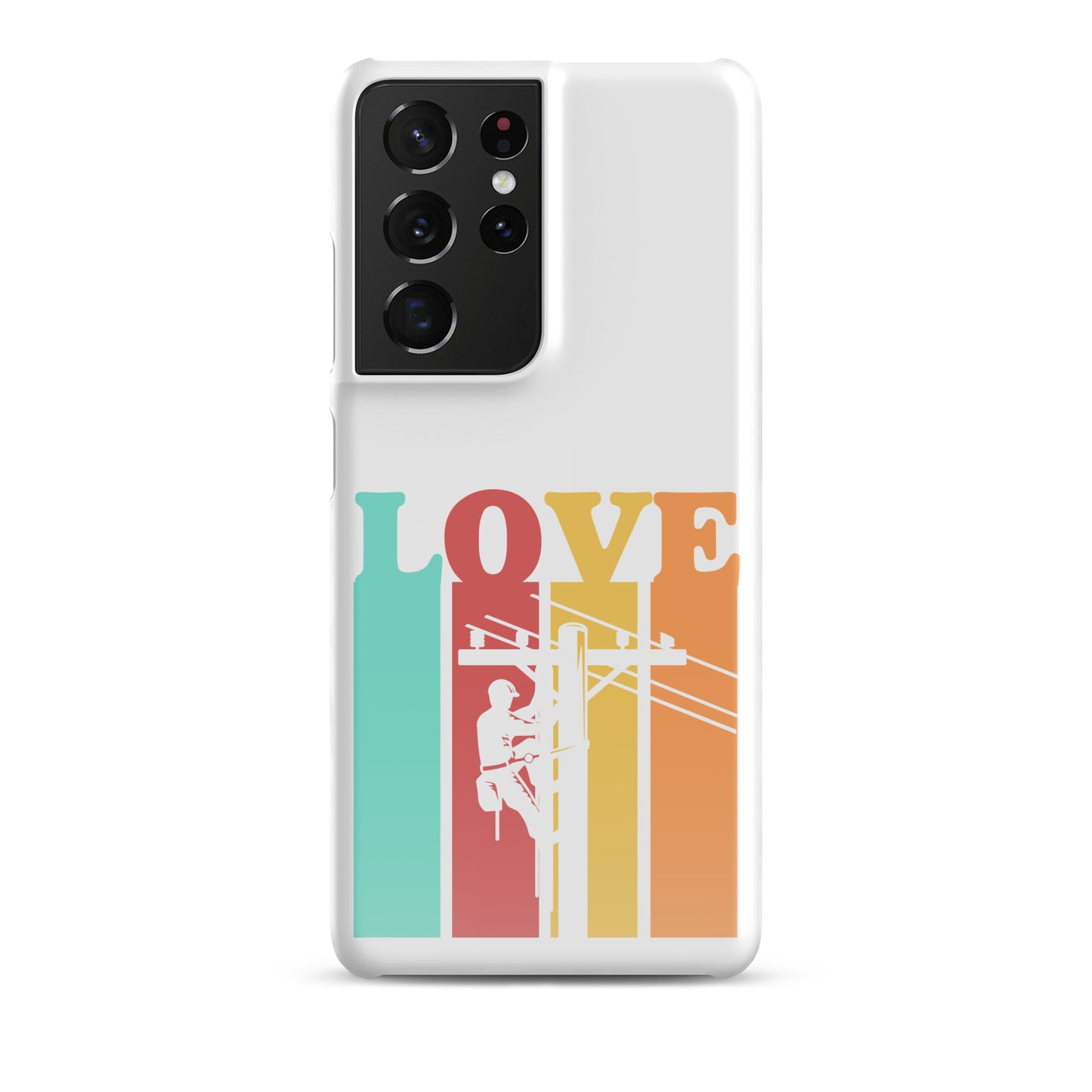 Love Retro Lineman Snap case for Samsung®