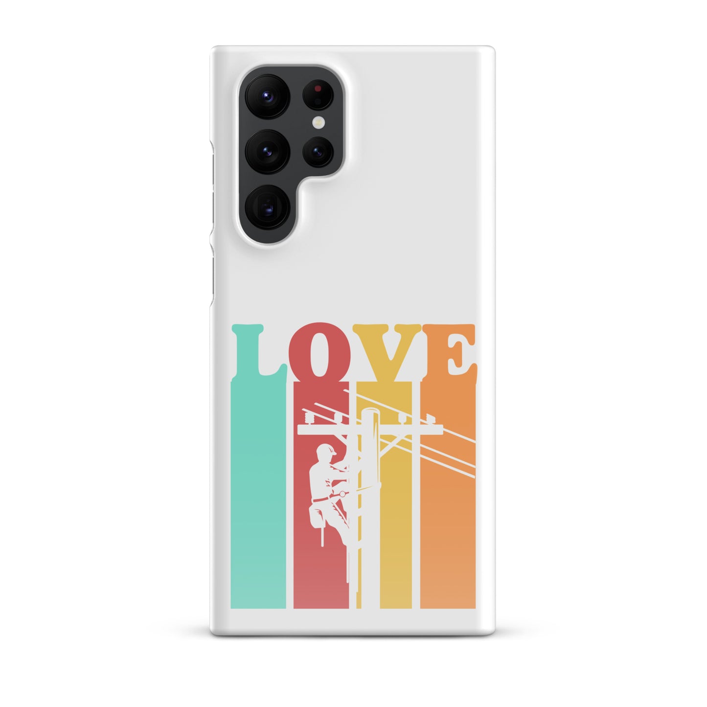 Love Retro Lineman Snap case for Samsung®