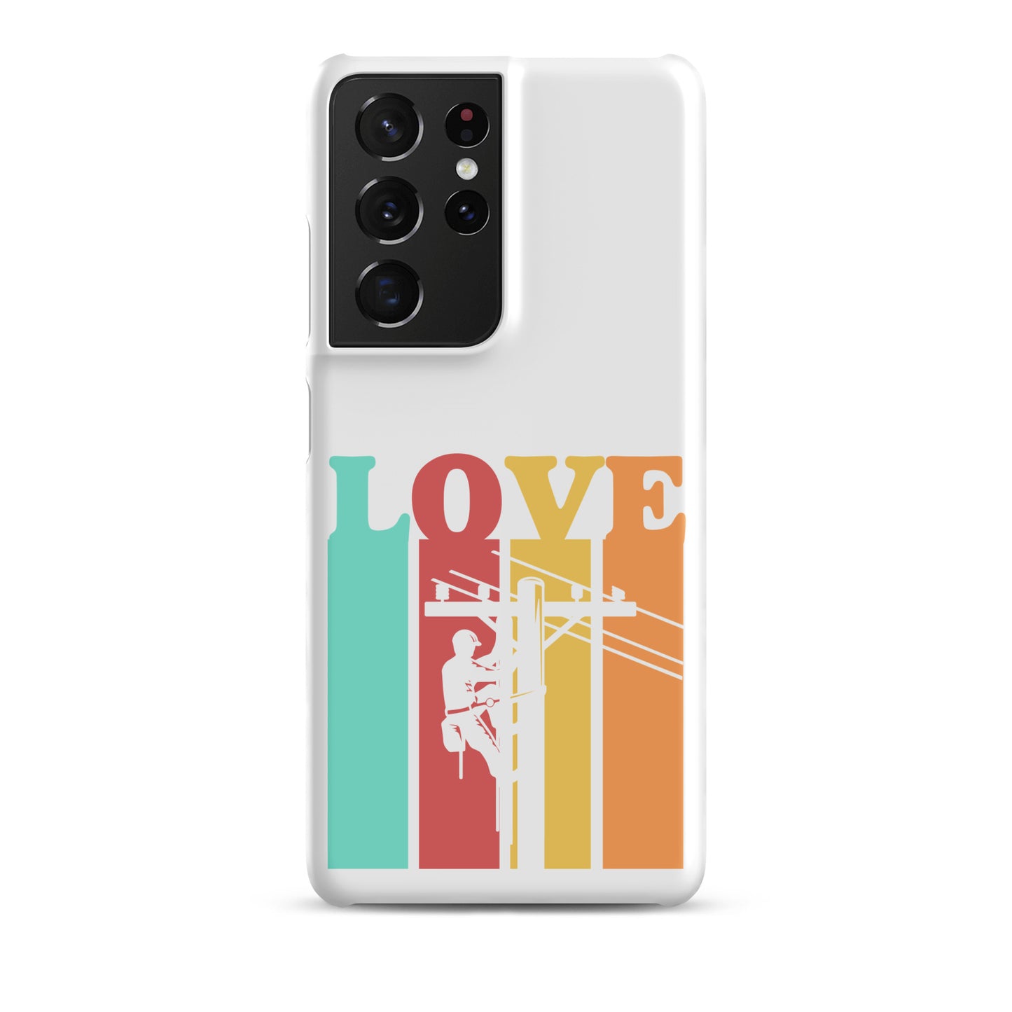 Love Retro Lineman Snap case for Samsung®