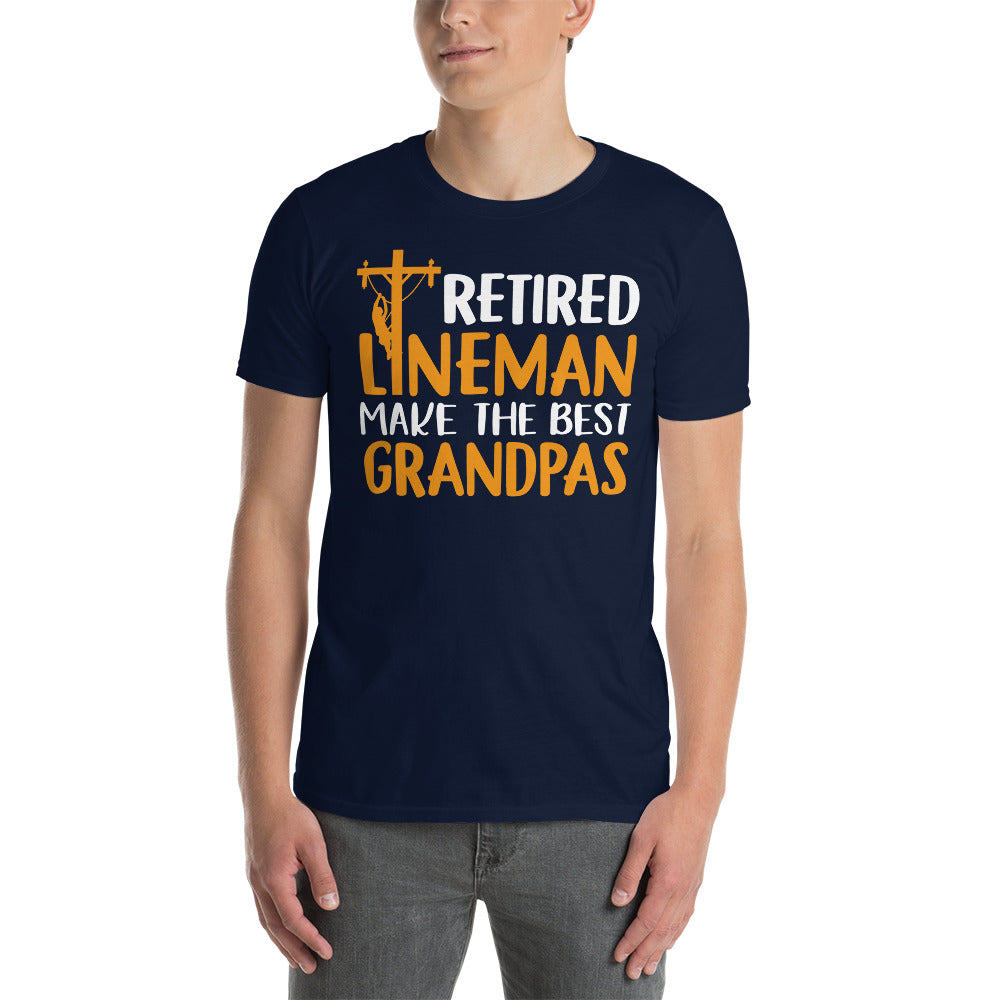 Retired Lineman Make The Best Grandpas T-Shirt