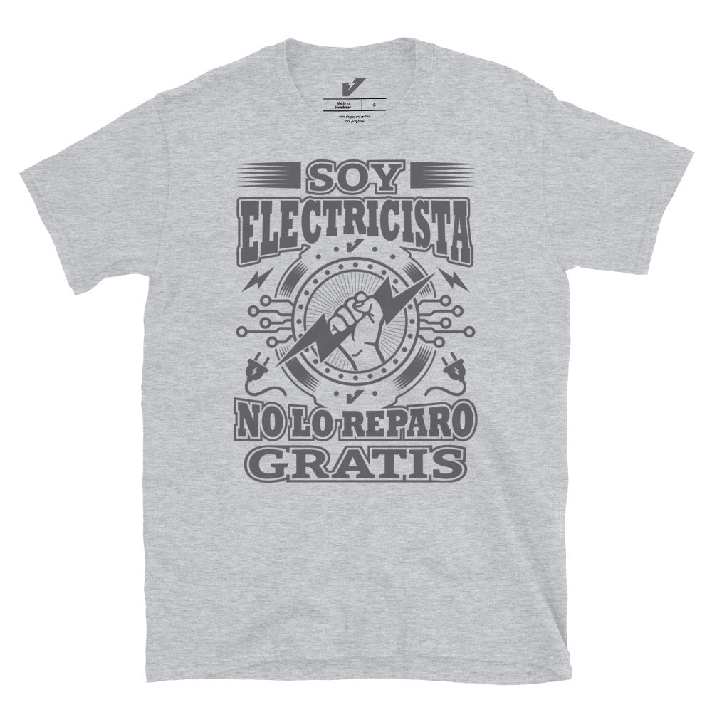 Will Not Fix it For Free Electrician T-Shirt Spanish
