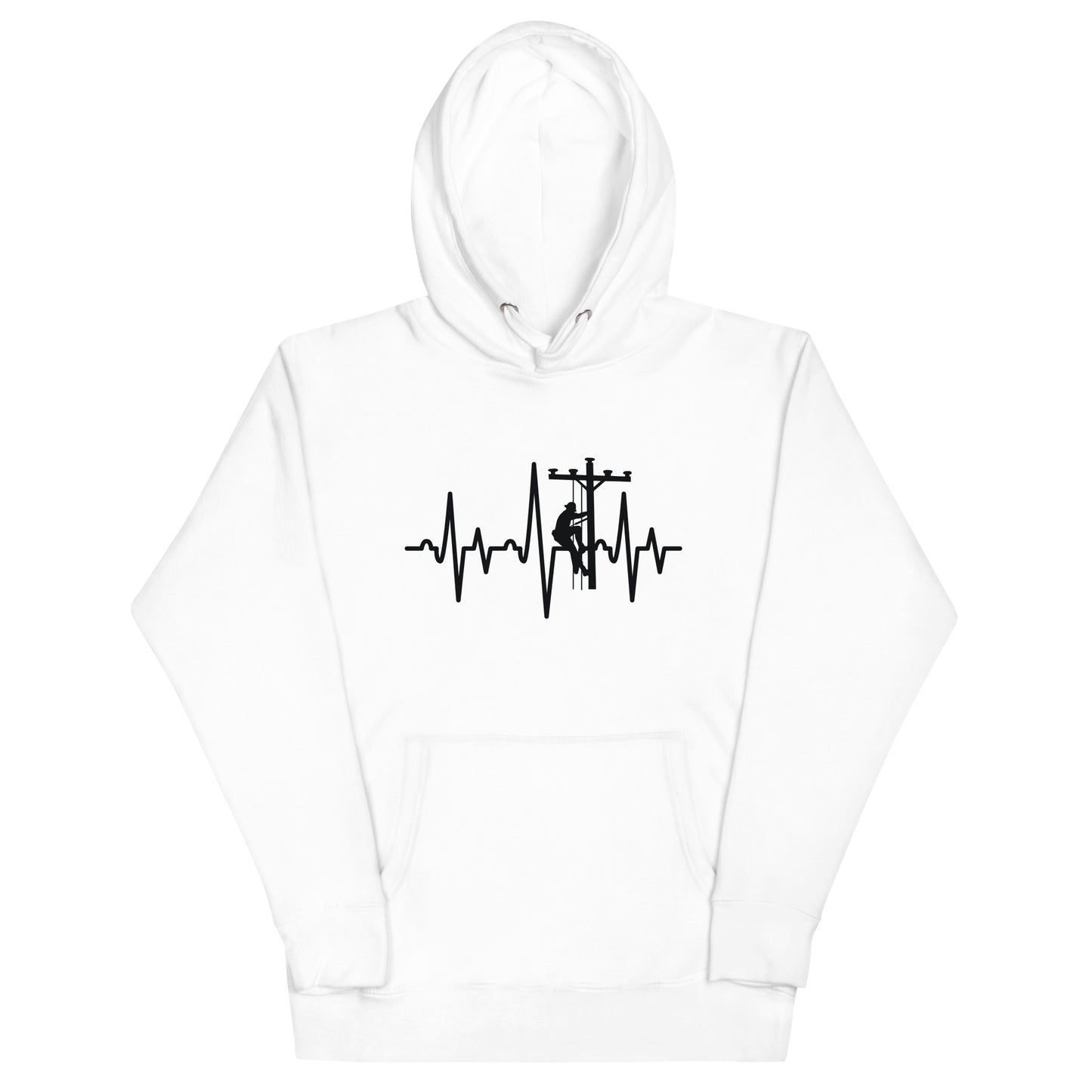 Lineman Heartbeat Unisex Hoodie