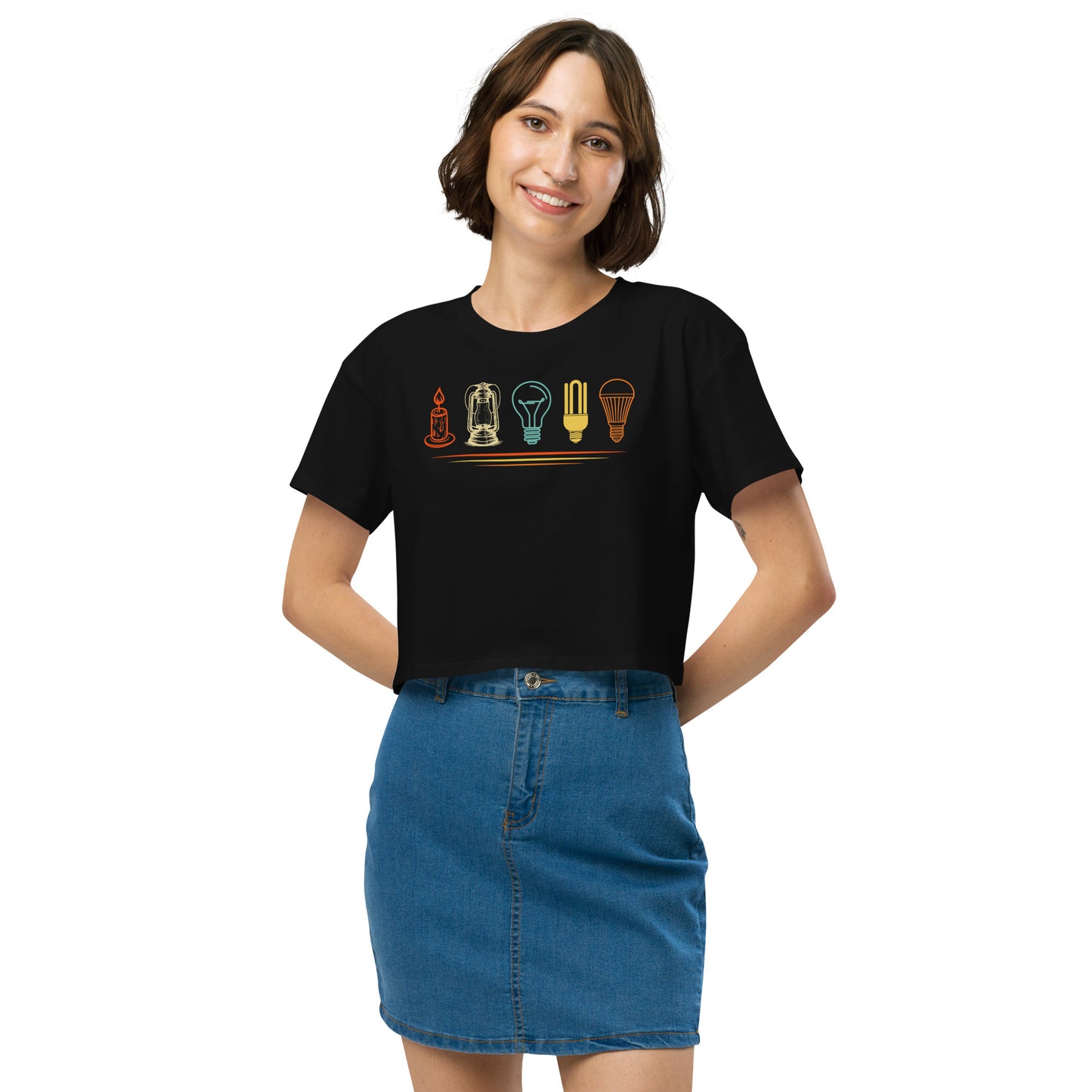 Top corto de mujer Lighting Chic