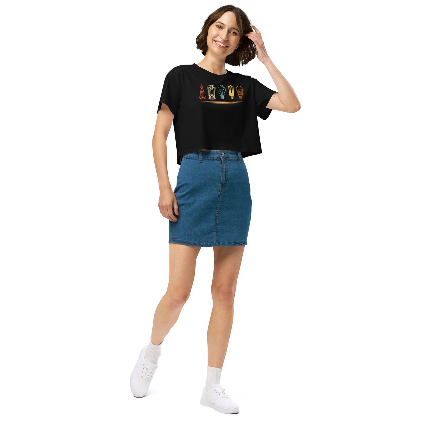 Top corto de mujer Lighting Chic