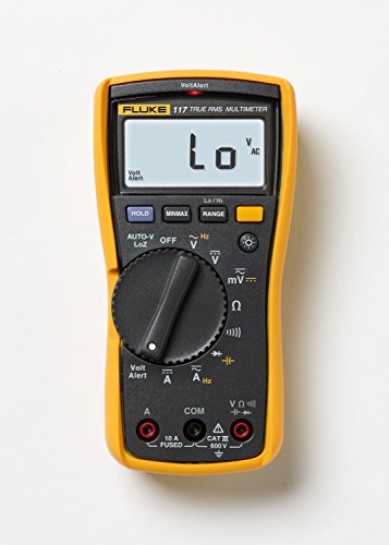 Fluke 117/323 Kit Multimeter and Clamp Meter Combo Kit For Residential And Commercial Electricians, AC/DC Voltage, AC Current 400 A, Includes Test Leads, TPAK And Carrying Case