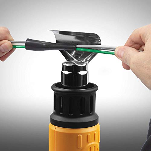 SEEKONE Heat Gun 1800W 122℉~1202℉(50℃- 650℃)Fast Heating Heavy Duty Hot Air Gun Kit Variable Temperature Control Overload Protection with 4 Nozzles for Crafts, Shrinking PVC, Stripping Paint(5.2FT)