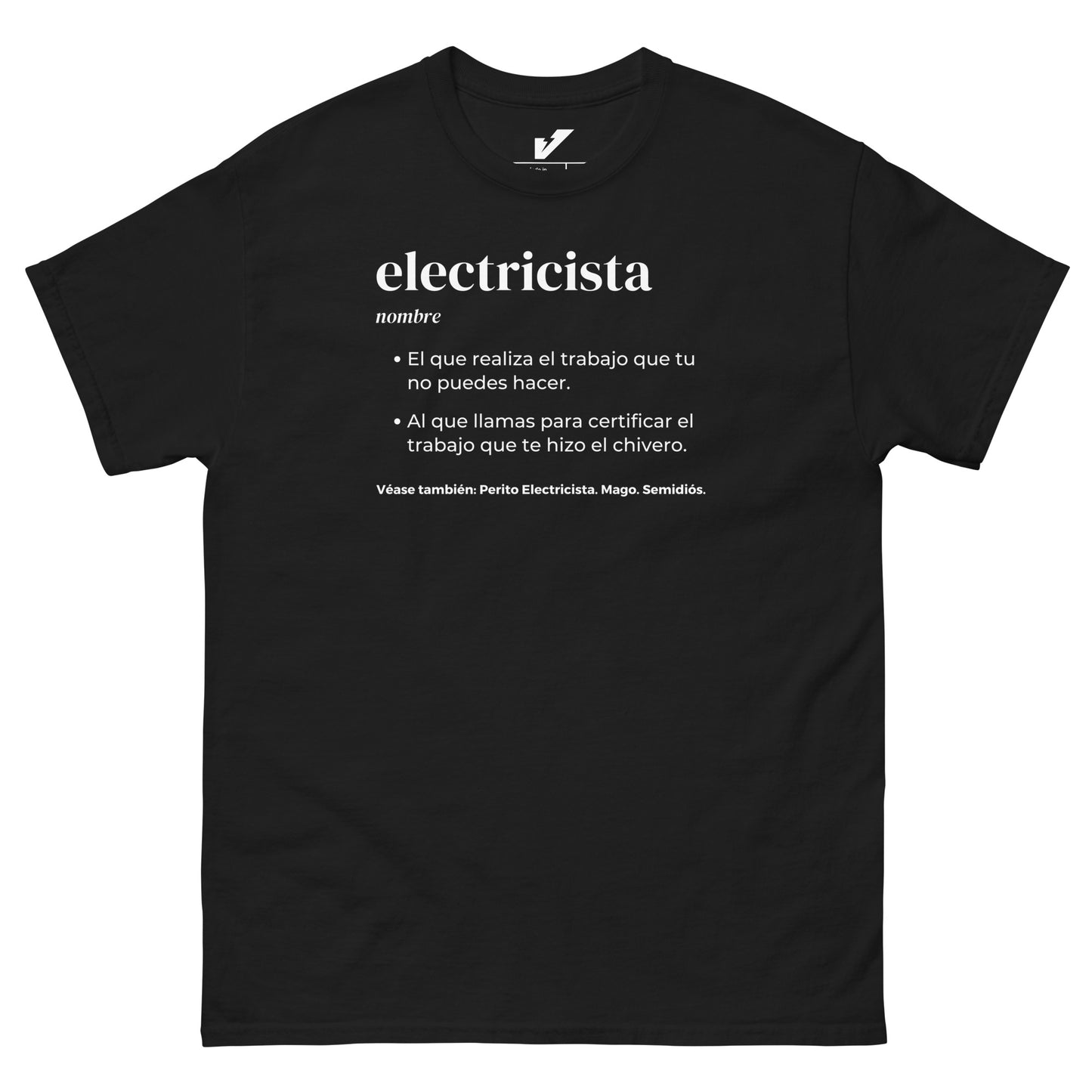 Camiseta Definición de Electricista