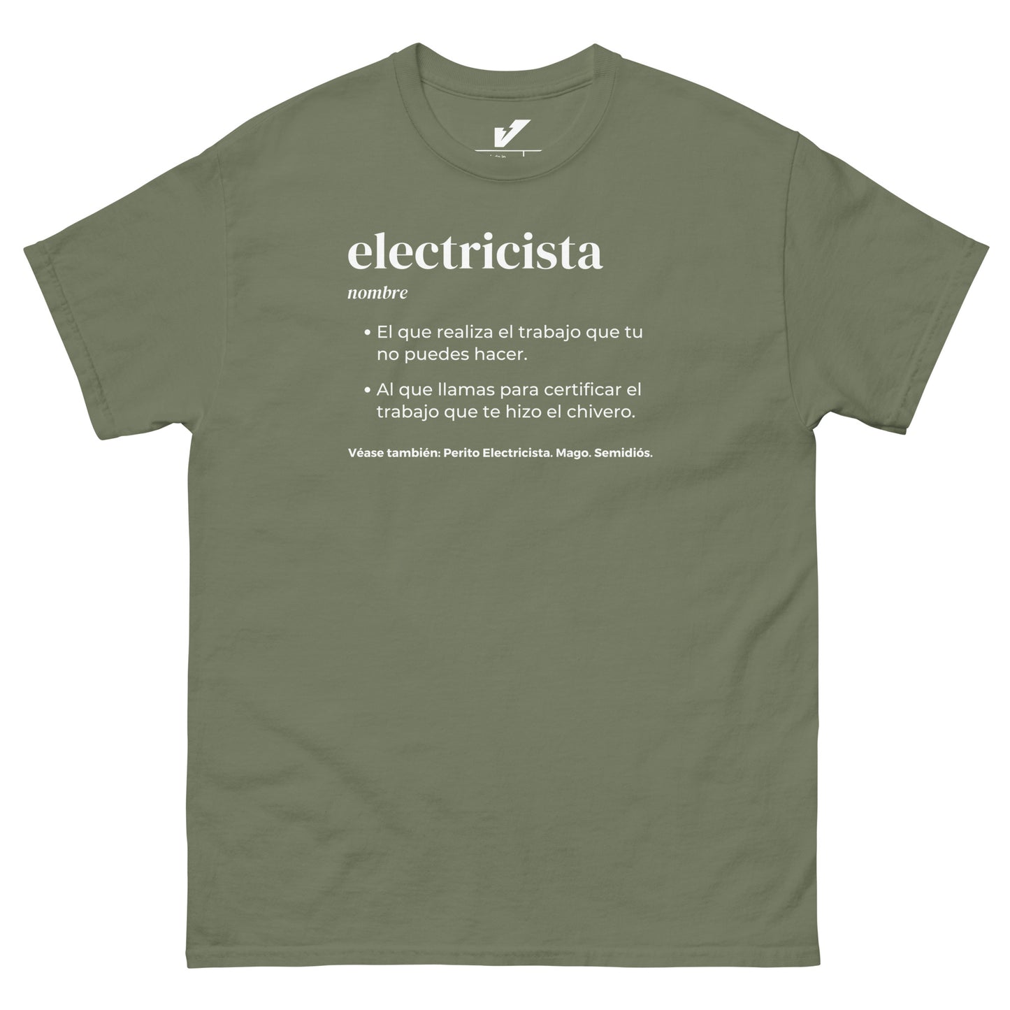 Camiseta Definición de Electricista