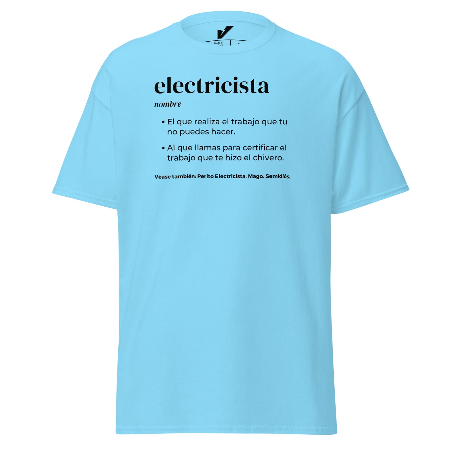 Camiseta Definición de Electricista
