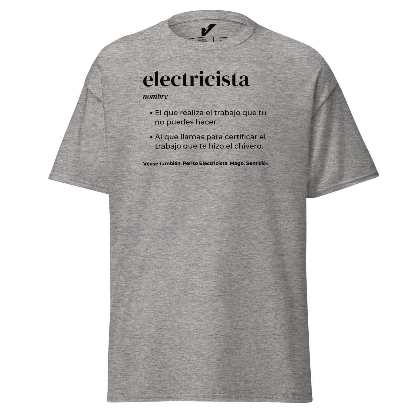Camiseta Definición de Electricista