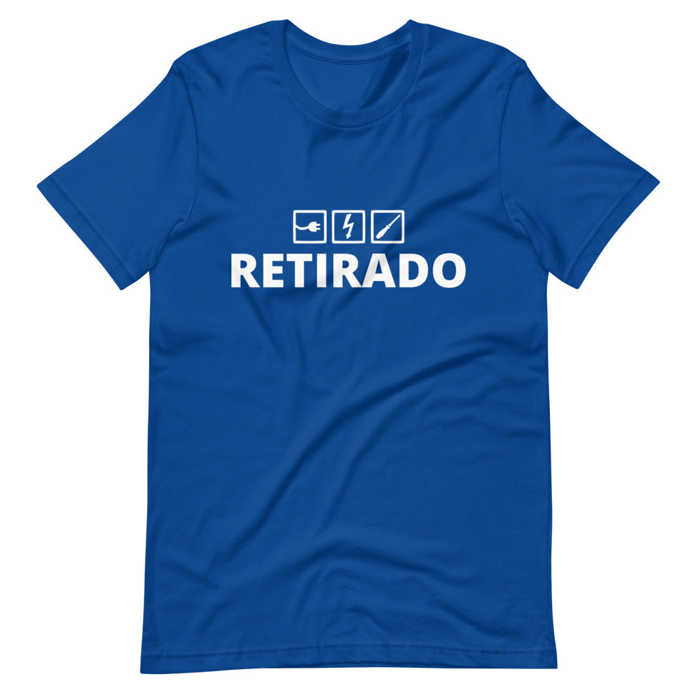 Camiseta Electricista Retirado Manga Corta Unisex