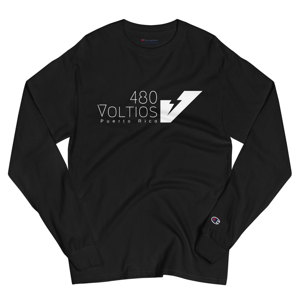 480 Voltios PR Camiseta oficial de manga larga Champion para hombre