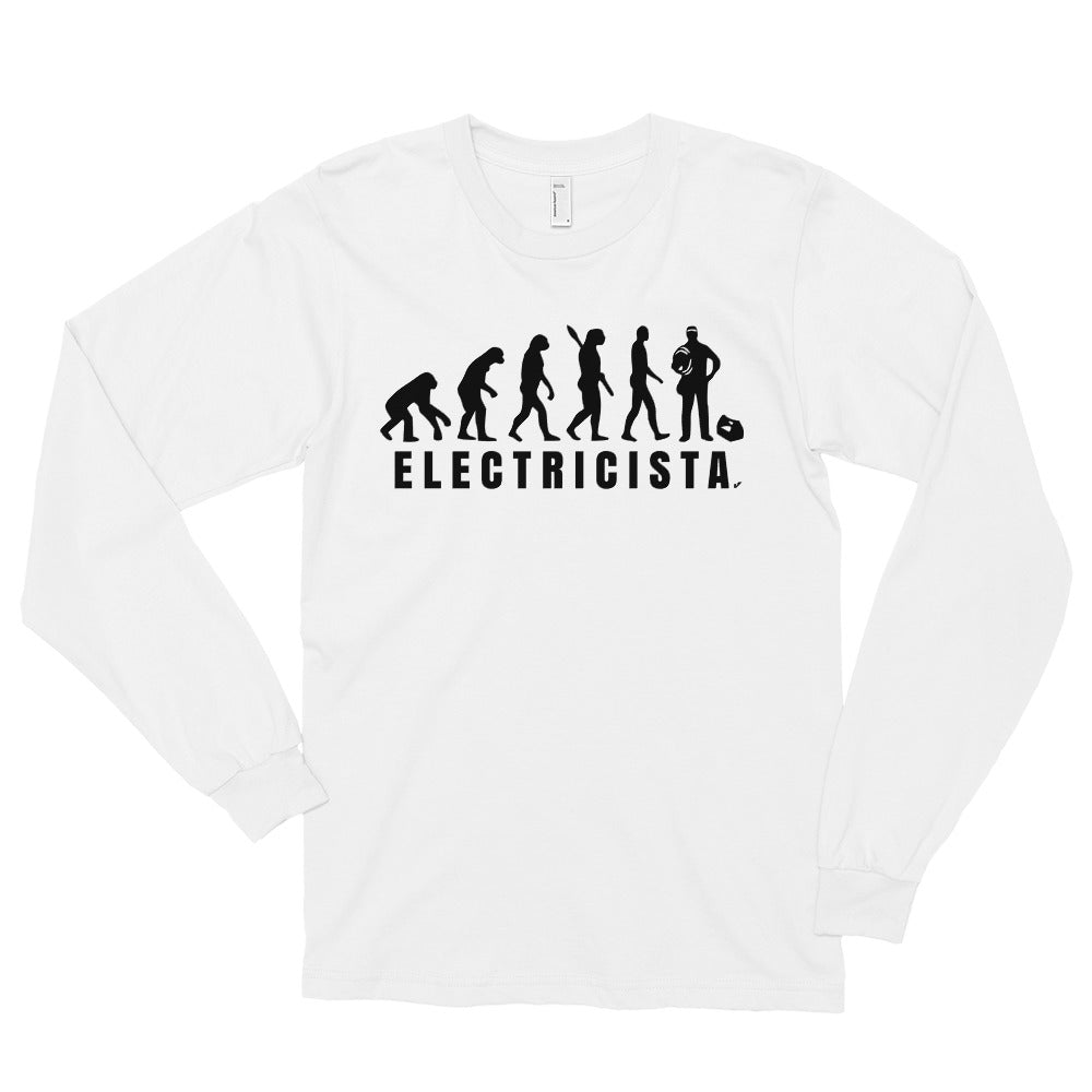 Camiseta Evolución del Electricista manga larga