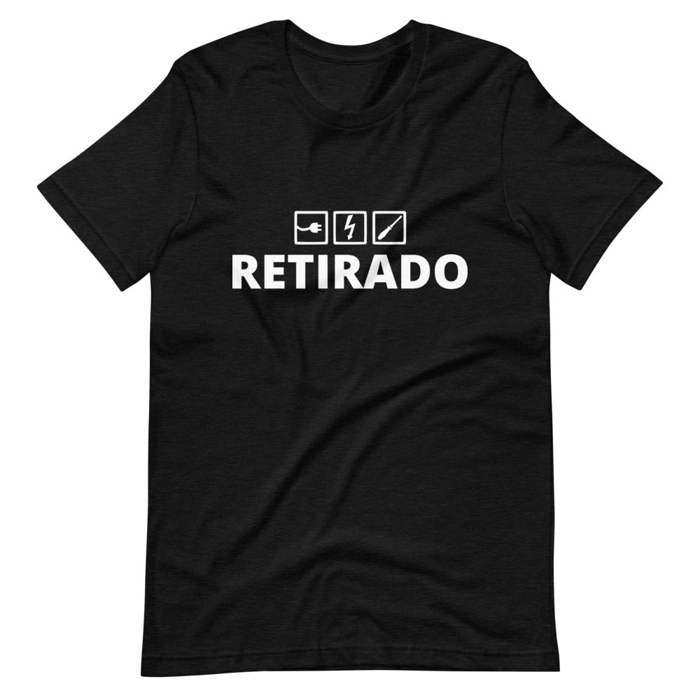 Camiseta Electricista Retirado Manga Corta Unisex
