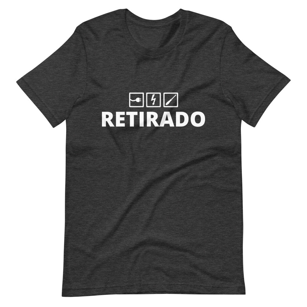 Camiseta Electricista Retirado Manga Corta Unisex