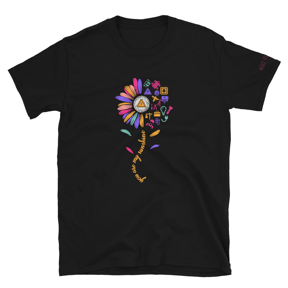 Camiseta unisex Sol eléctrico