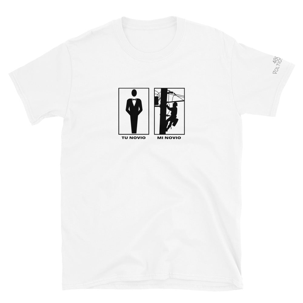 CAMISETA UNISEX TU NOVIO MI NOVIO