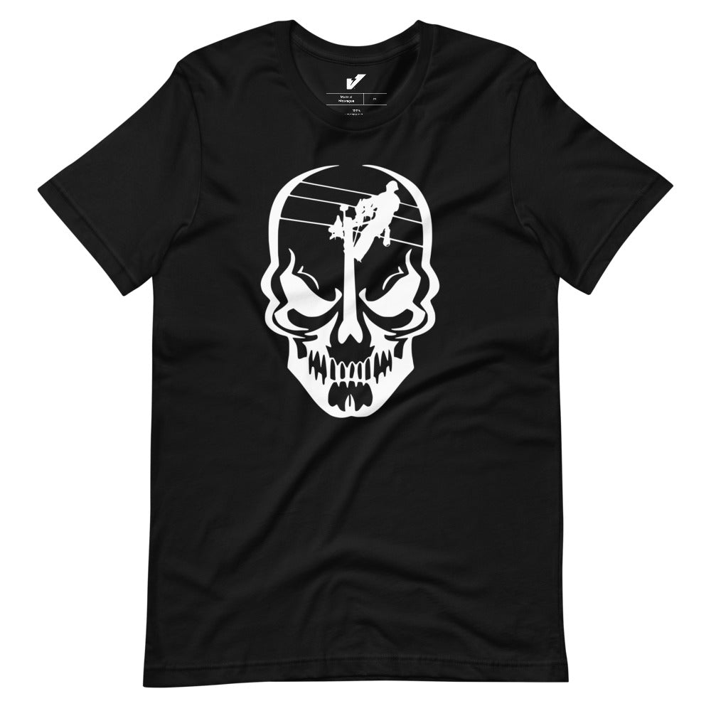 CAMISETA UNISEX CALAVERA FRONTAL LINEMAN