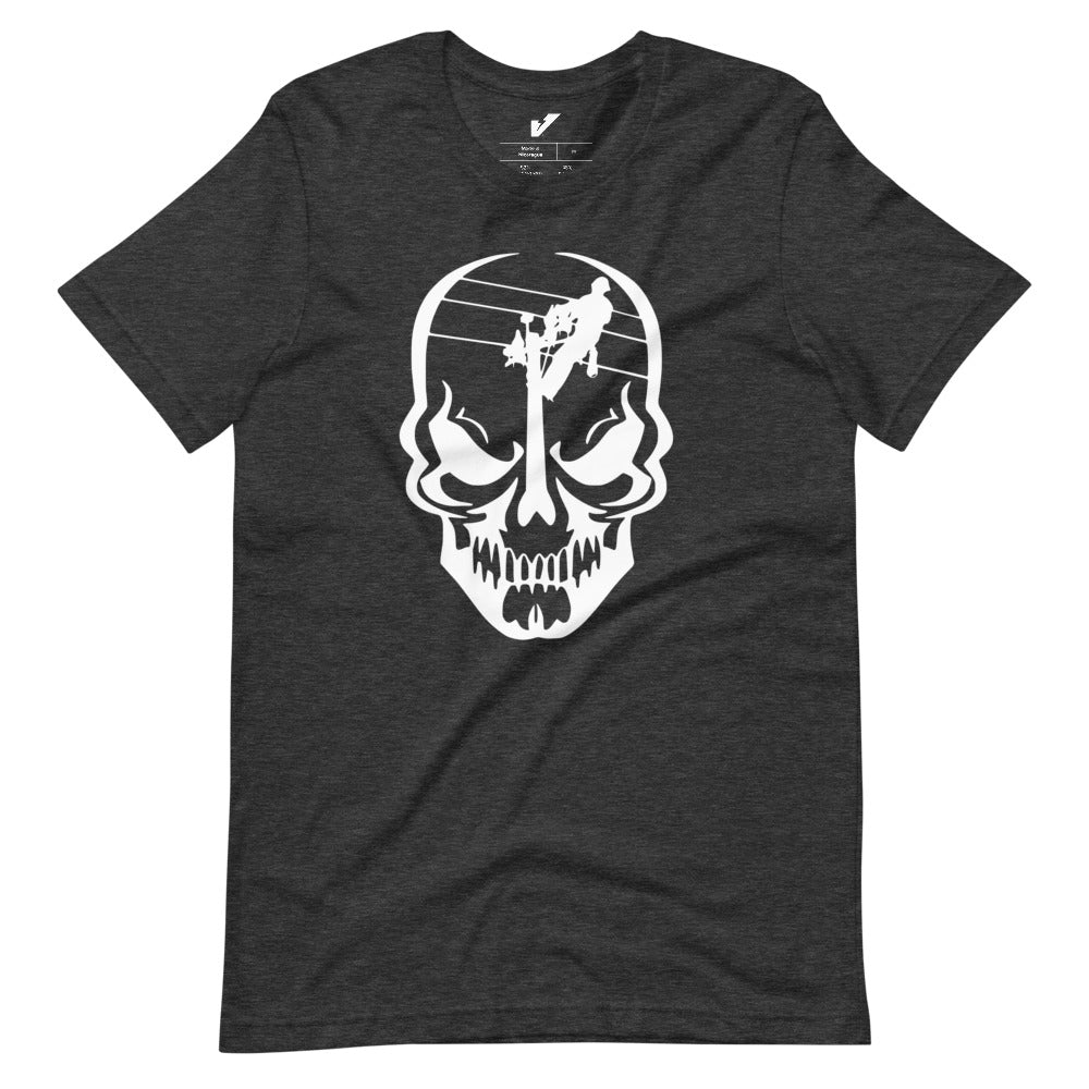 CAMISETA UNISEX CALAVERA FRONTAL LINEMAN