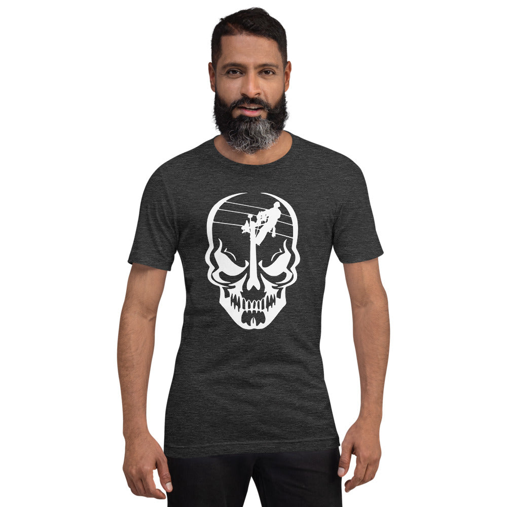 CAMISETA UNISEX CALAVERA FRONTAL LINEMAN