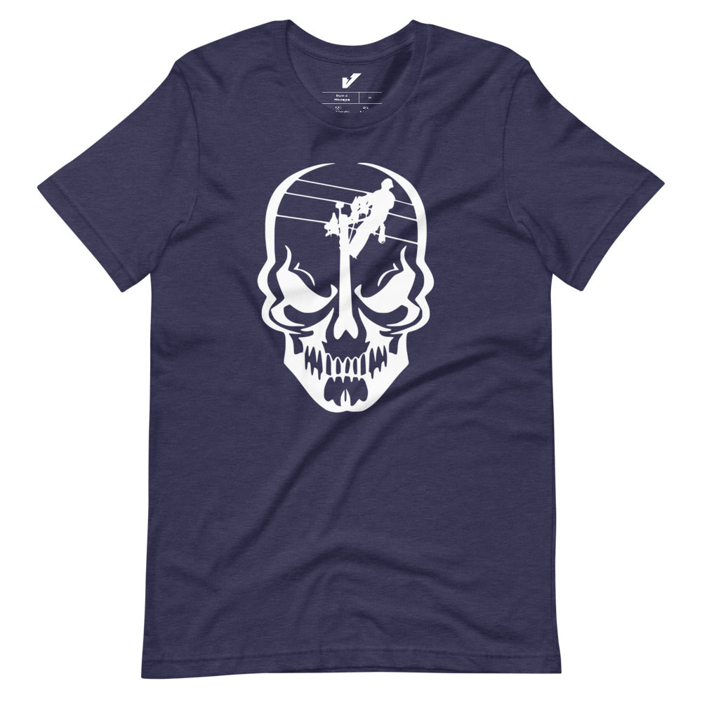 CAMISETA UNISEX CALAVERA FRONTAL LINEMAN