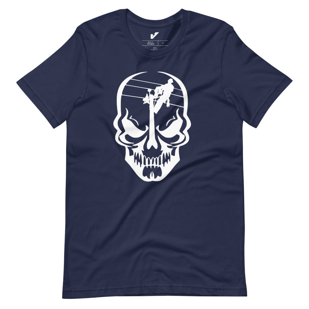 CAMISETA UNISEX CALAVERA FRONTAL LINEMAN