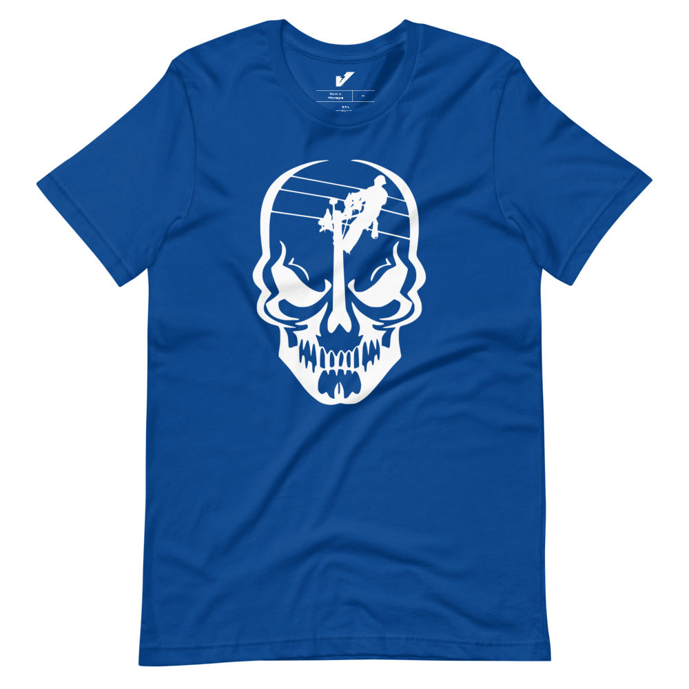 CAMISETA UNISEX CALAVERA FRONTAL LINEMAN
