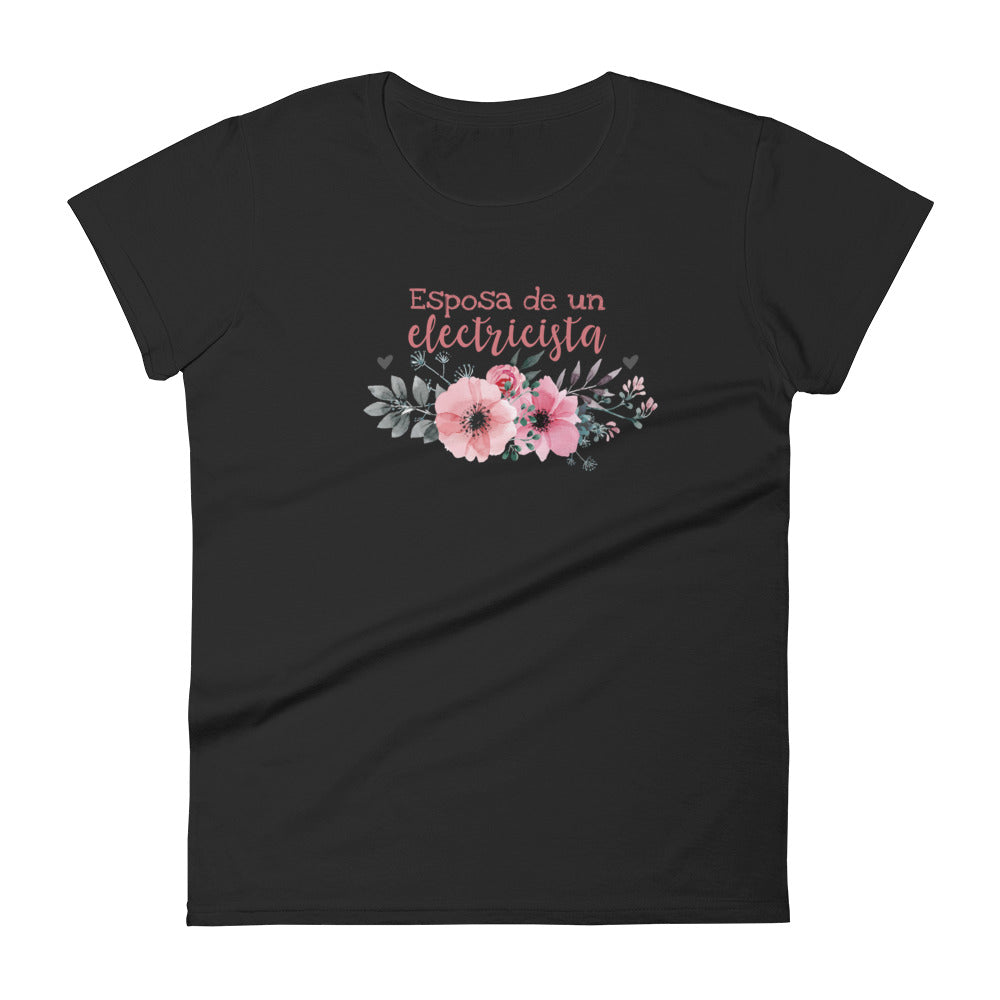 Camiseta Esposa de un Electricista Fashion Fit