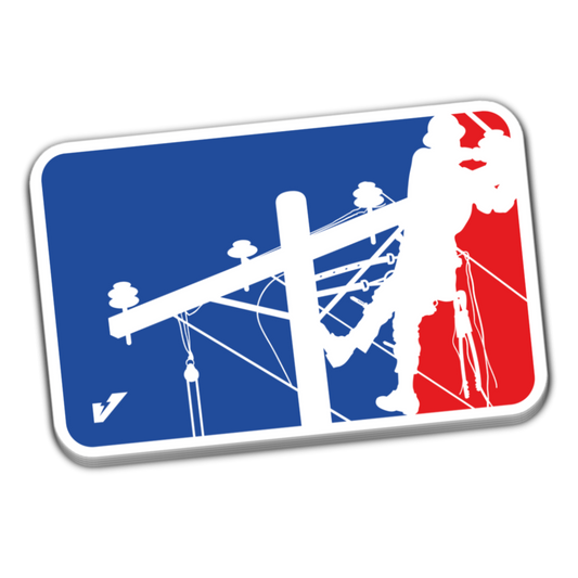 480V Major League Lineman Spanish Sticker 5 Inch Decal