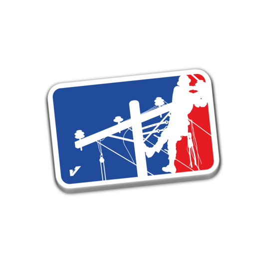 480V Major League Lineman Spanish Sticker 4 Inch Decal