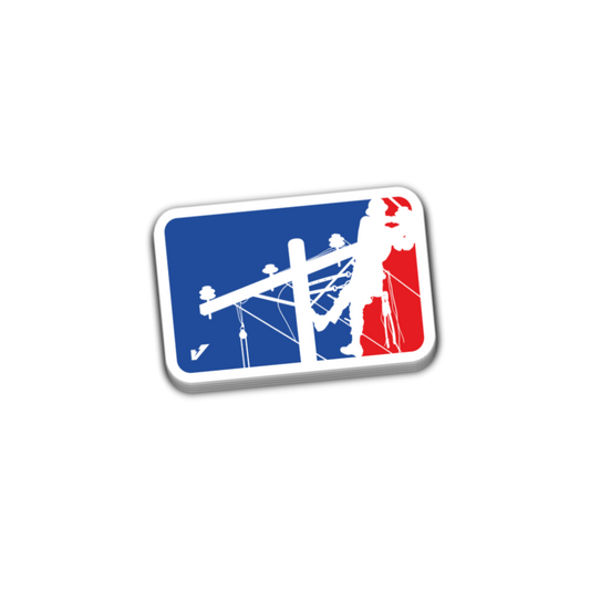 480V Major League Lineman Spanish Sticker 3 Inch Decal