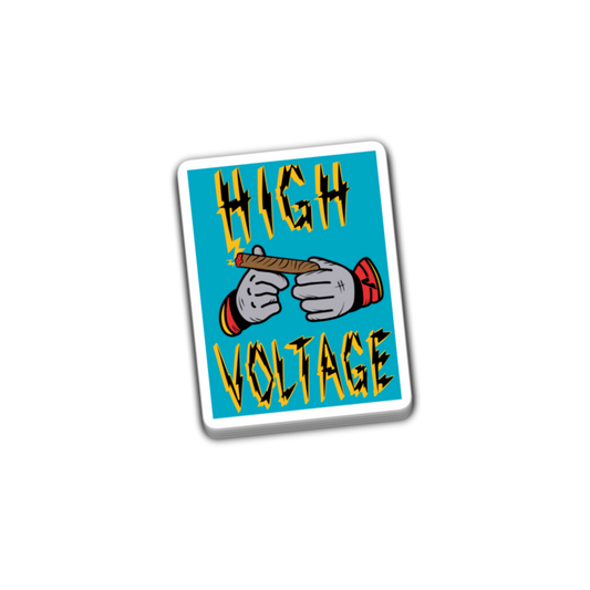 High Voltage Sticker 3 Inch Decal
