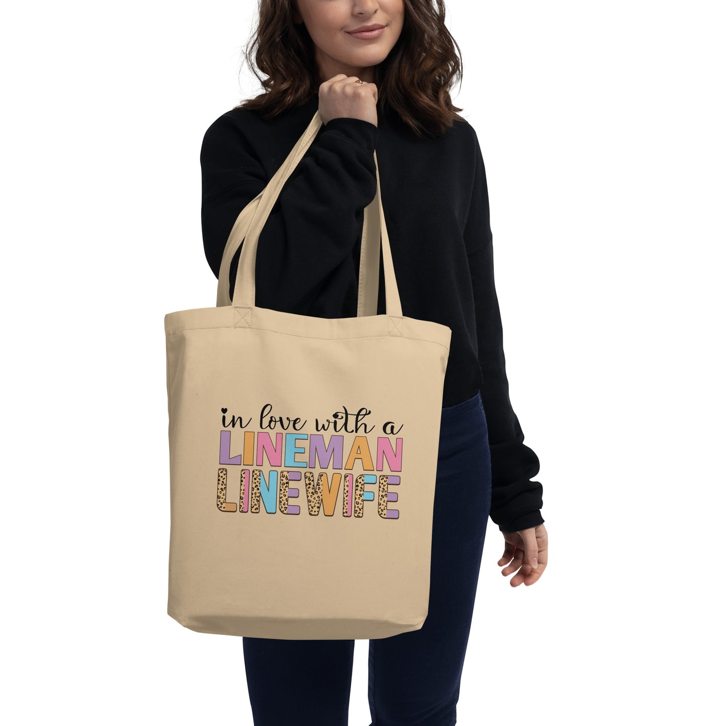 In Love with a Lineman Eco Tote Bag