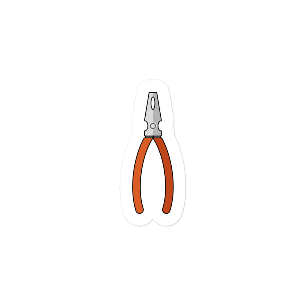 Hand Pliers Electrician Sticker