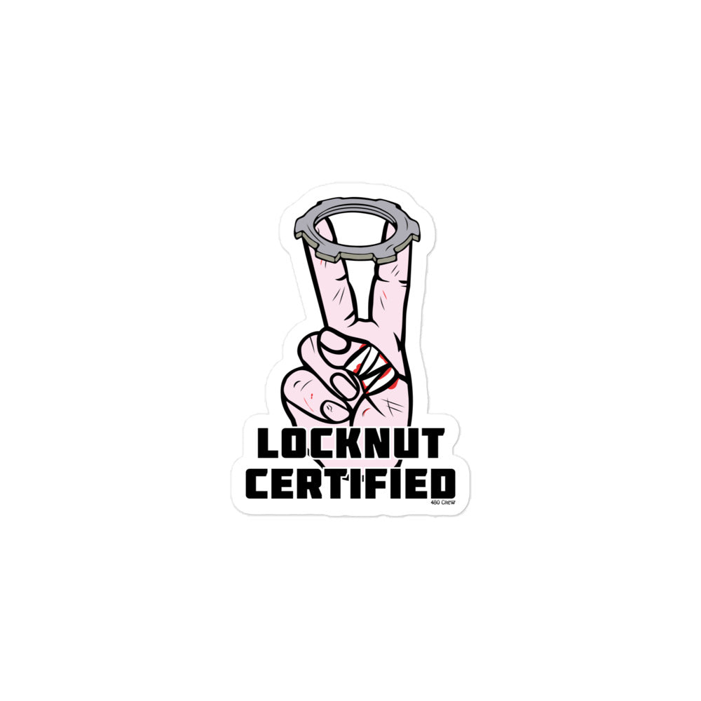 Locknut Certified Stickers