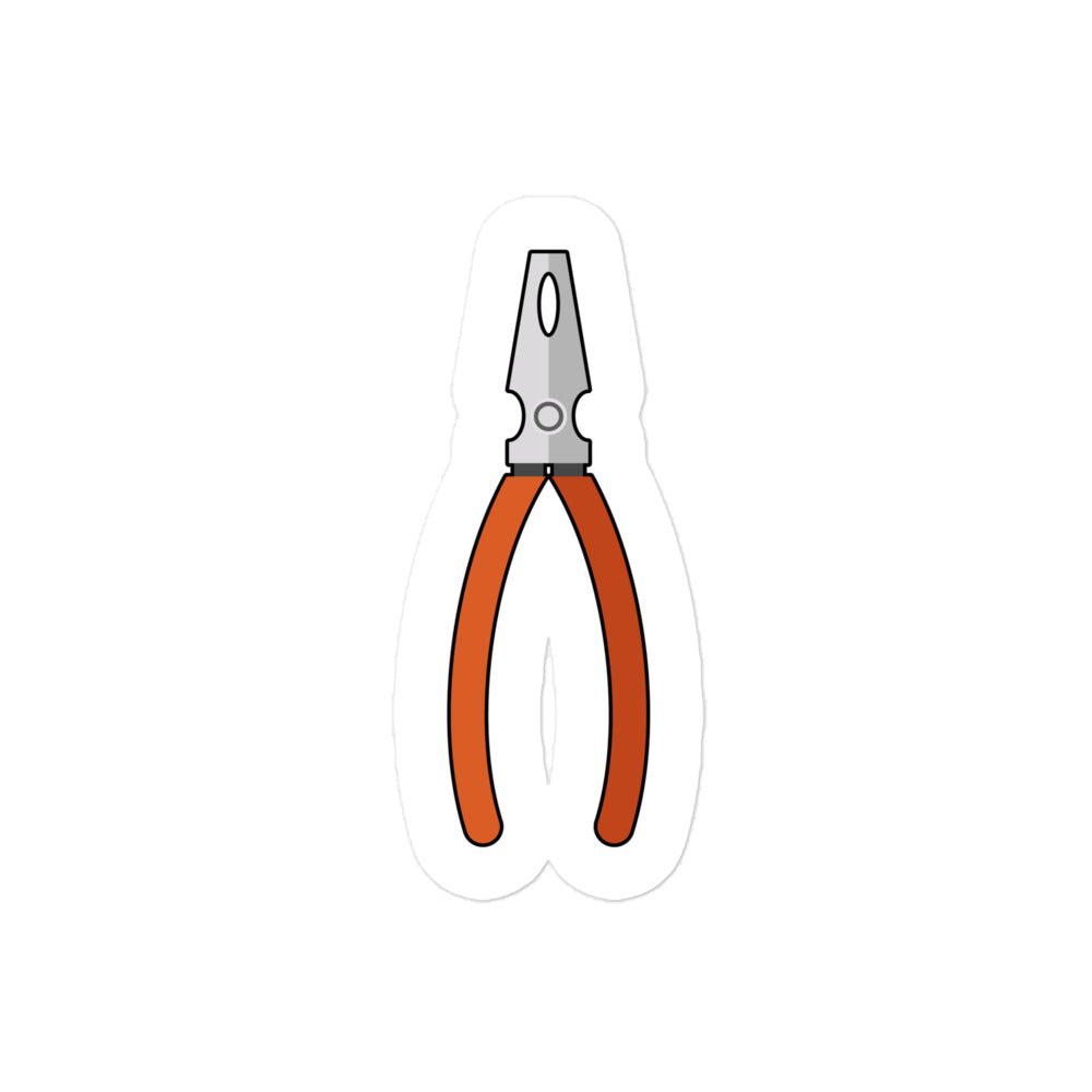 Hand Pliers Electrician Sticker