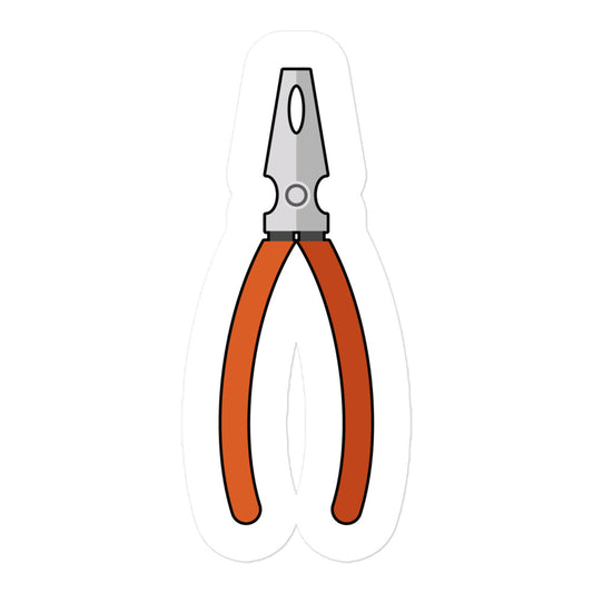 Hand Pliers Electrician Sticker