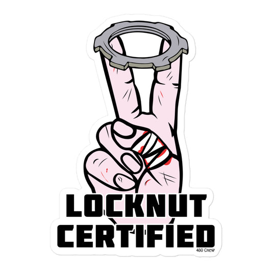 Locknut Certified Stickers