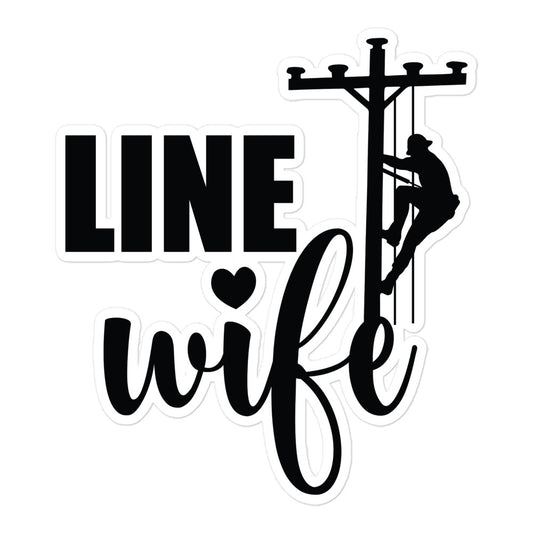 Line Wife Lineman Climbing Stickers