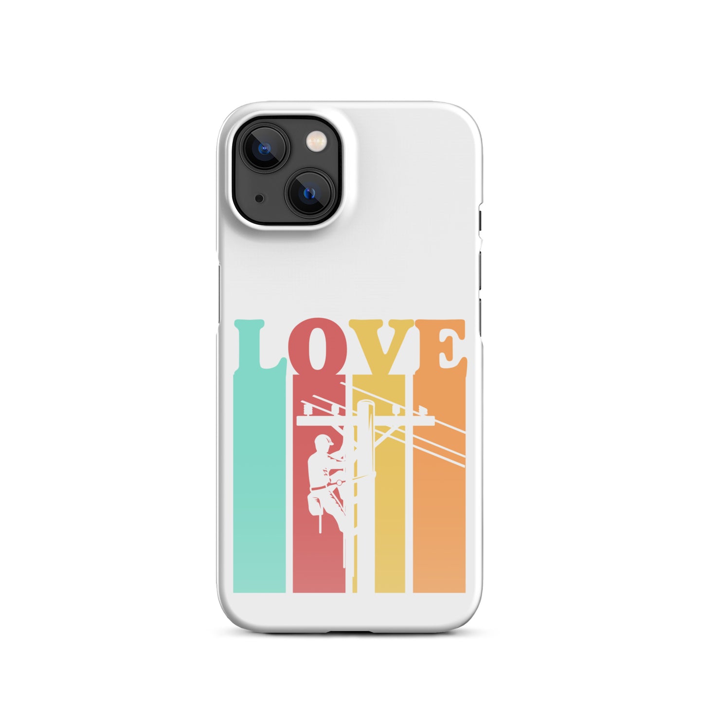 Love Retro Lineman Snap case for iPhone®