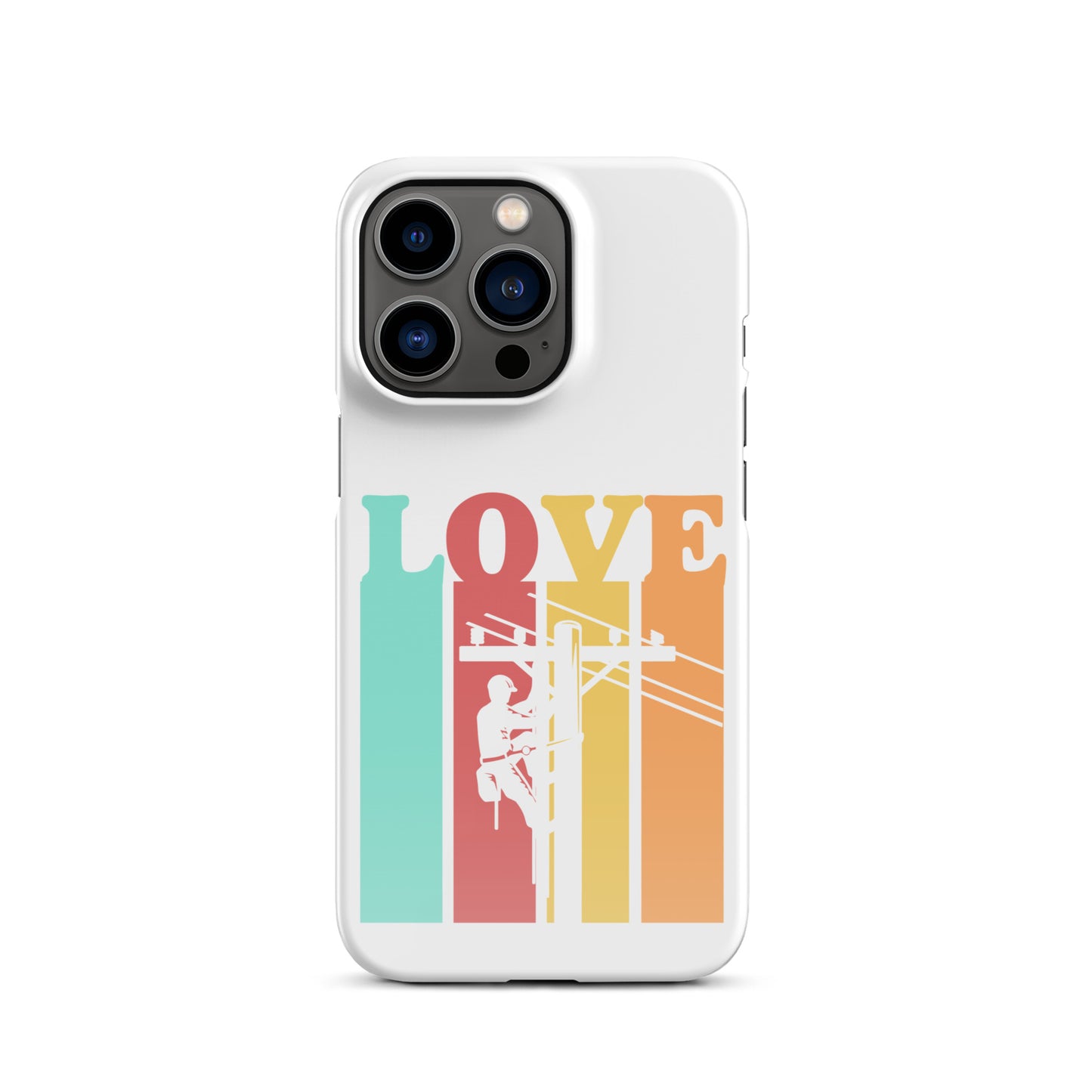 Love Retro Lineman Snap case for iPhone®