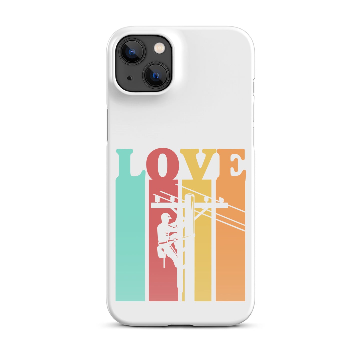 Love Retro Lineman Snap case for iPhone®