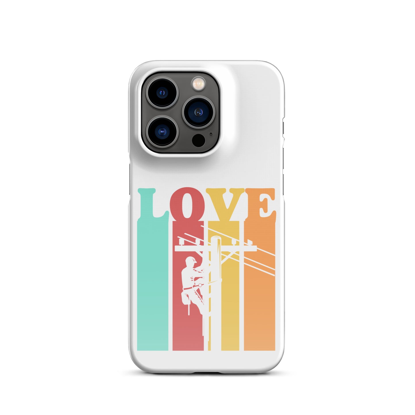 Love Retro Lineman Snap case for iPhone®