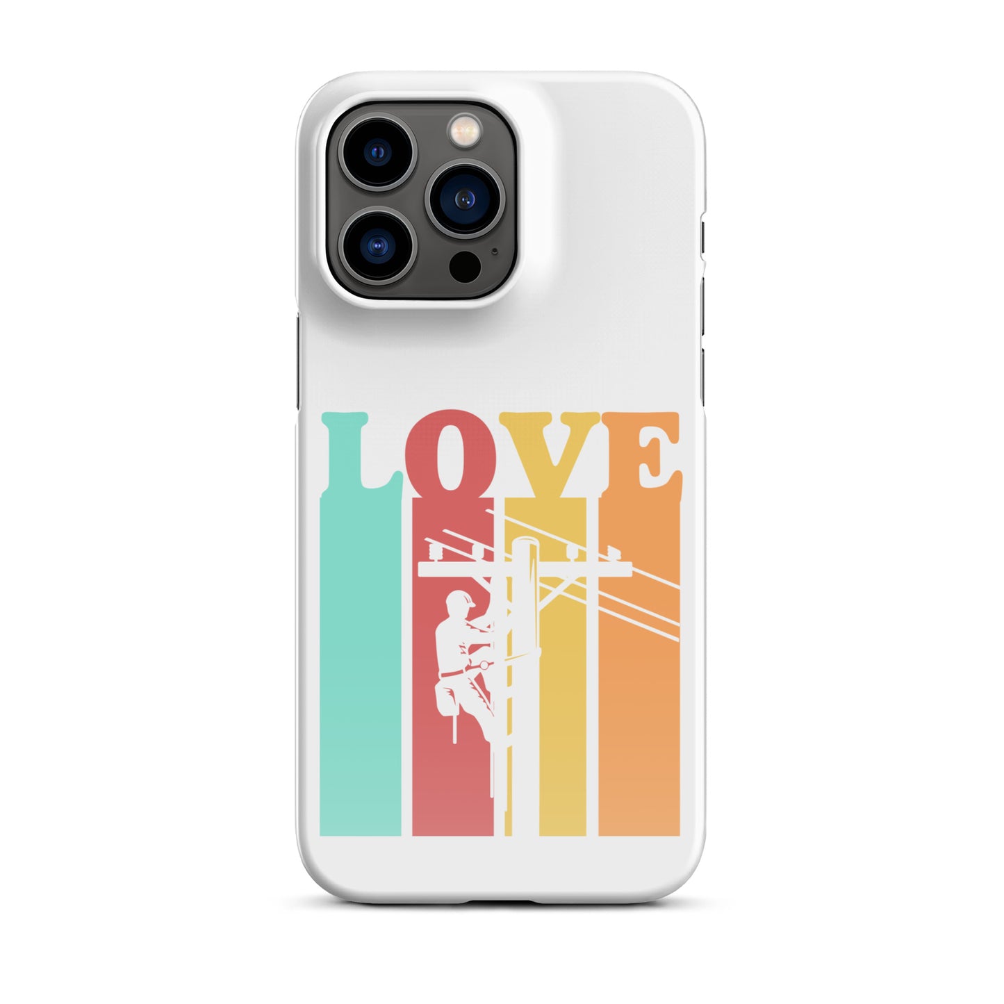 Love Retro Lineman Snap case for iPhone®
