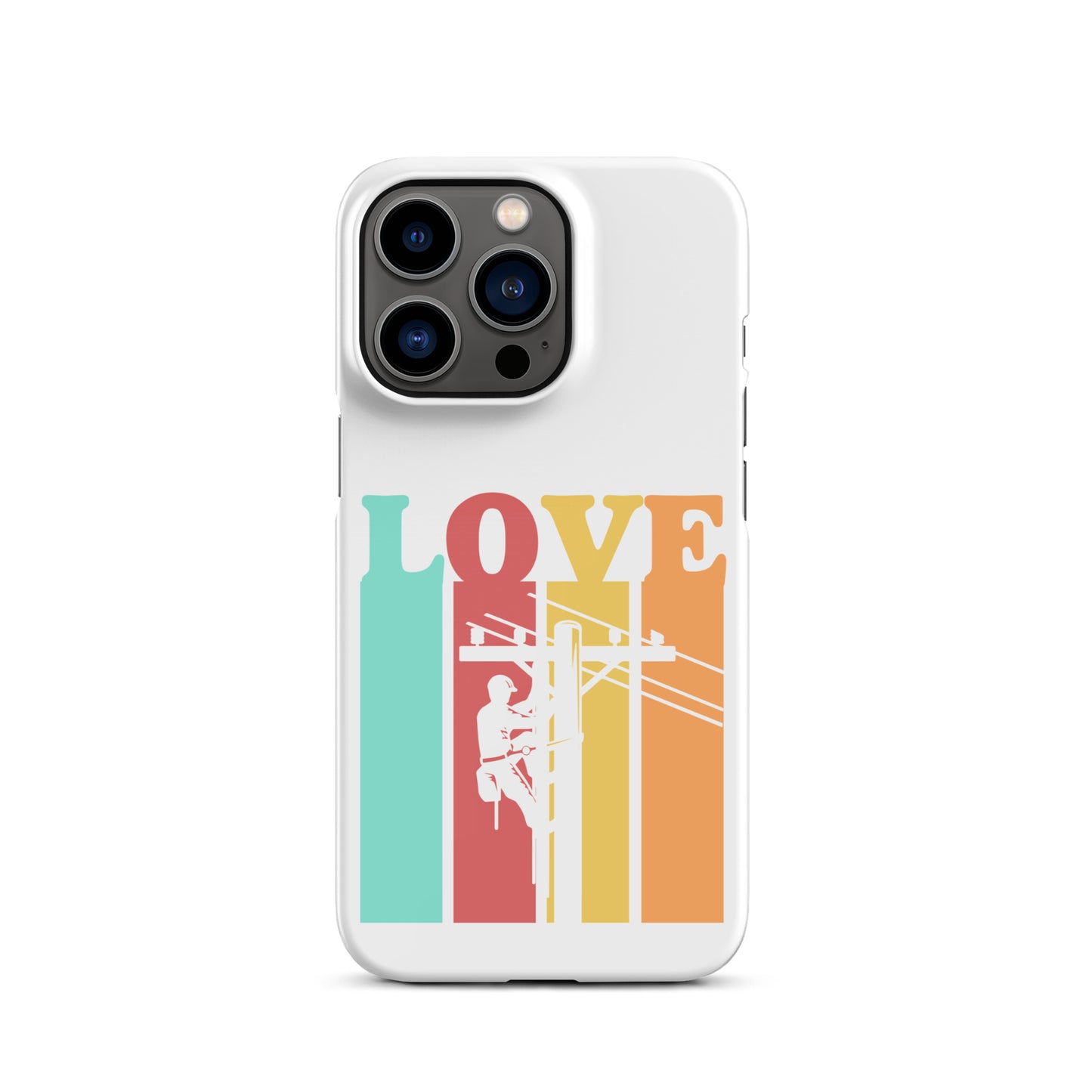 Love Retro Lineman Snap case for iPhone®